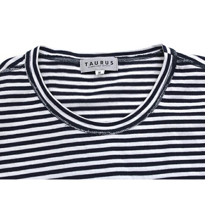 Taurus（トーラス）/ Flat Seamed Pocket Tee ボーダーポケットTシャツ ネイビー   買い回り 買い周り 買いまわり ポイント消化 | NAVY（SWISS MILITARY HANOWA） | 02