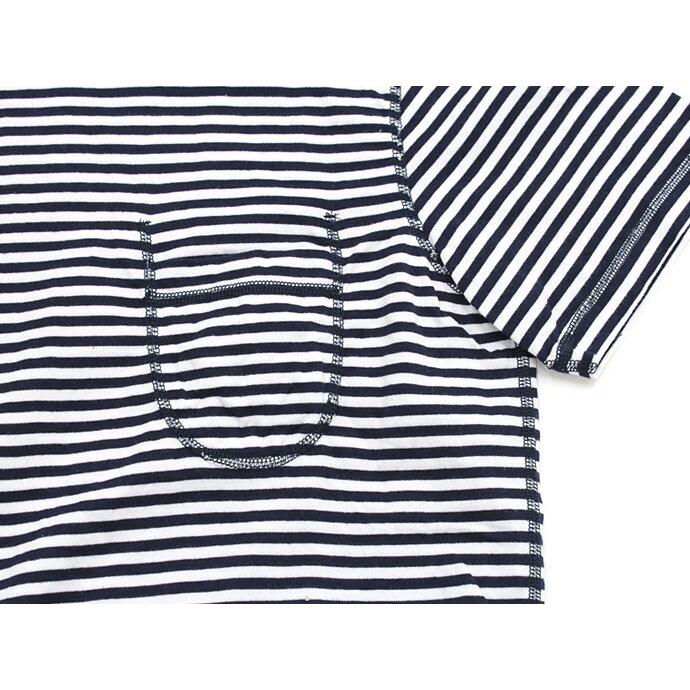 Taurus（トーラス）/ Flat Seamed Pocket Tee ボーダーポケットTシャツ ネイビー   買い回り 買い周り 買いまわり ポイント消化 | NAVY（SWISS MILITARY HANOWA） | 03