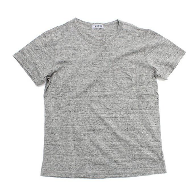 Taurus（トーラス）/ Flat Seamed Pocket Tee ポケットTシャツ- Heather全2色   買い回り 買い周り 買いまわり ポイント消化 | POCKET