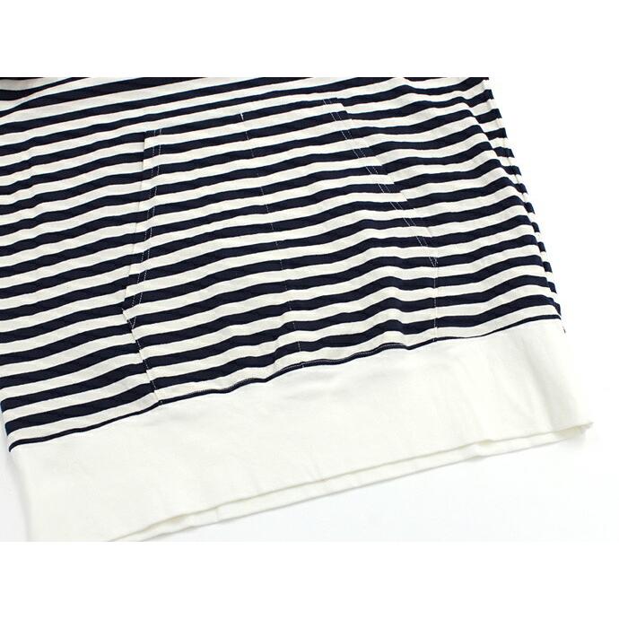 Taurus（トーラス）/ S/S Crewneck Stripe Tee ボーダー ポケットTシャツ Navy/White   買い回り 買い周り 買いまわり ポイント消化 |  | 04