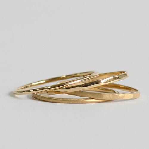 sinc（シンク） / k18 極細シンプルリング - プレーン レディース 指輪 ピンキー シンプル 大人 上品 綺麗 プレゼント ギフト 贈り物 アクセサ… | プレーン