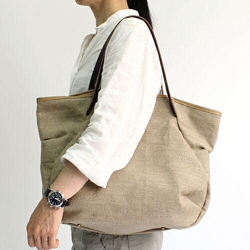 Ense（アンサ） / リネン トートバッグ M lens510 送料無料 |  | 04