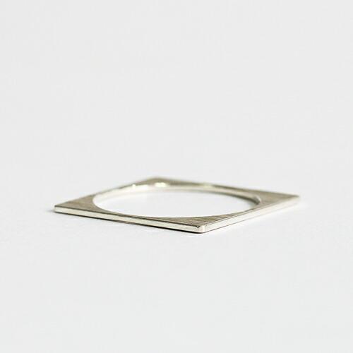 siki (シキ) / R16 スクエアプレート リング - シルバー |  | 01