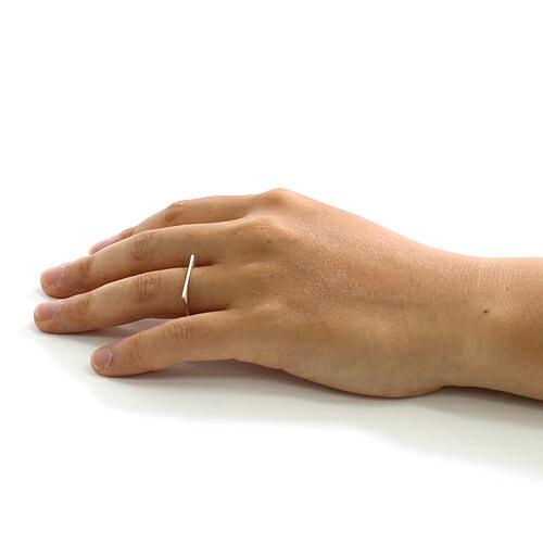 siki (シキ) / R16 スクエアプレート リング - シルバー |  | 05