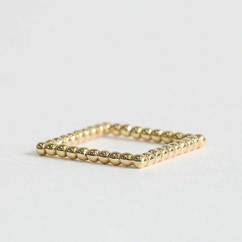 siki (シキ) / R17 k18 スクエアドット リング - ゴールド |  | 01