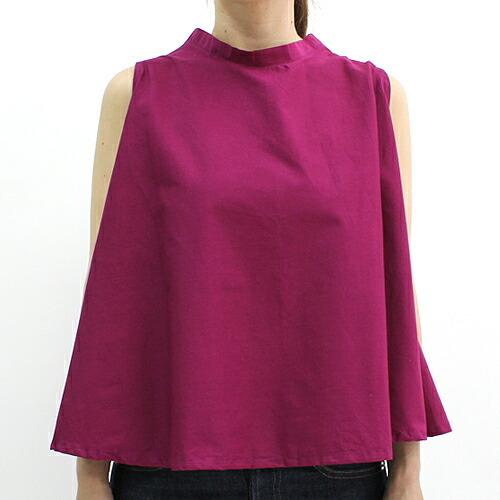 SEASIDE FREERIDE（シーサイドフリーライド） / フレアーノースリーブ ブラウス FAG - ダークフューシャ | 