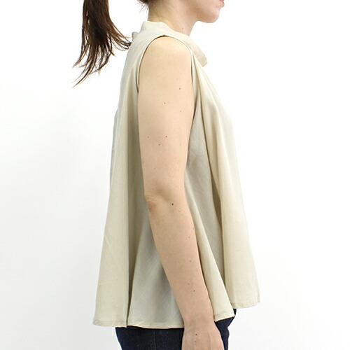 SEASIDE FREERIDE（シーサイドフリーライド） / フレアーノースリーブ ブラウス FAG - アイボリー |  | 01