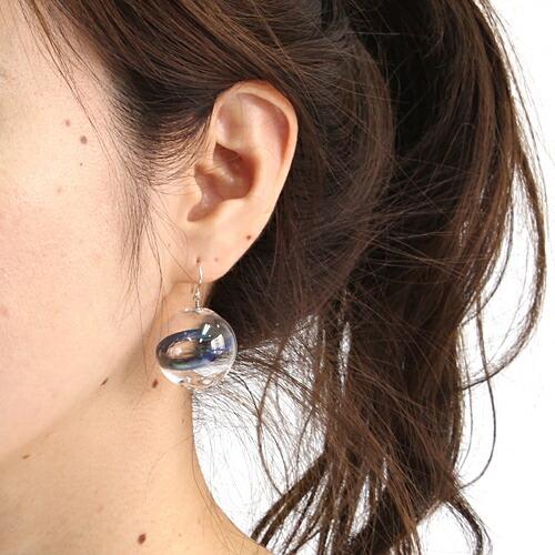 【廃番商品】moca.arpeggio（モカ アルペジオ） / GFP-1 Feather フェザー グラスボール ピアス - ブルー レディース ギフト プレゼント 贈り物 アクセサリ… | ブルー（ファッション） | 02