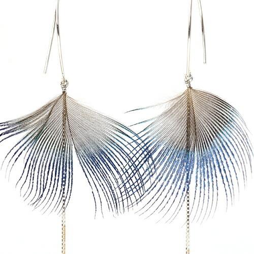 moca.arpeggio（モカ アルペジオ） / FP-1 Feather  フェザー ピアス - ブルー レディース ギフト プレゼント 贈り物 アクセサリー ジュエリー … | ブルー（ファッション） | 01