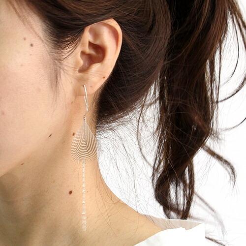 moca.arpeggio（モカ アルペジオ） / FP-2 Feather フェザー ピアス - ブラウン レディース ギフト プレゼント 贈り物 アクセサリー ジュエリー… | フェザー | 02