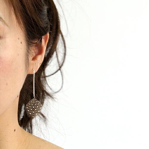 moca.arpeggio（モカ アルペジオ） / FP-5 Feather フェザー スティックピアス - ブラウン レディース ギフト プレゼント 贈り物 アクセサリー … | フェザー | 02