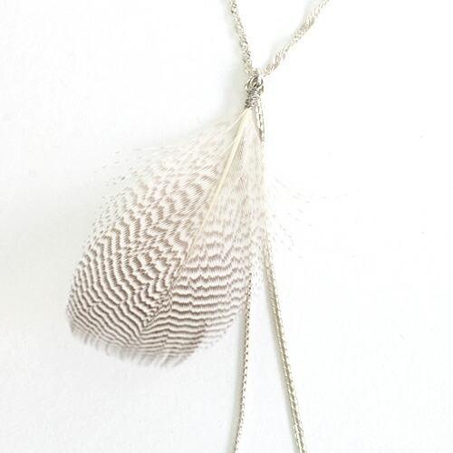 moca.arpeggio（モカ アルペジオ） / FN-2 Feather フェザー ネックレス - ブラウン レディース ギフト プレゼント 贈り物 アクセサリー ジュエ… | フェザー | 02