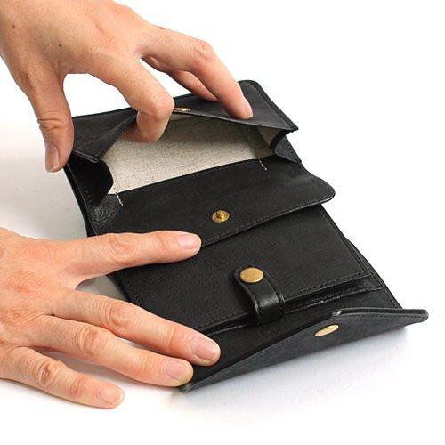 Ense（アンサ） 財布 レディース 二つ折り 小さい　本革　黄色wallet レザー ウォレット ew107 - 全10色 あす楽 送料無料 日本製 母の日 ギフト | Ense | 08