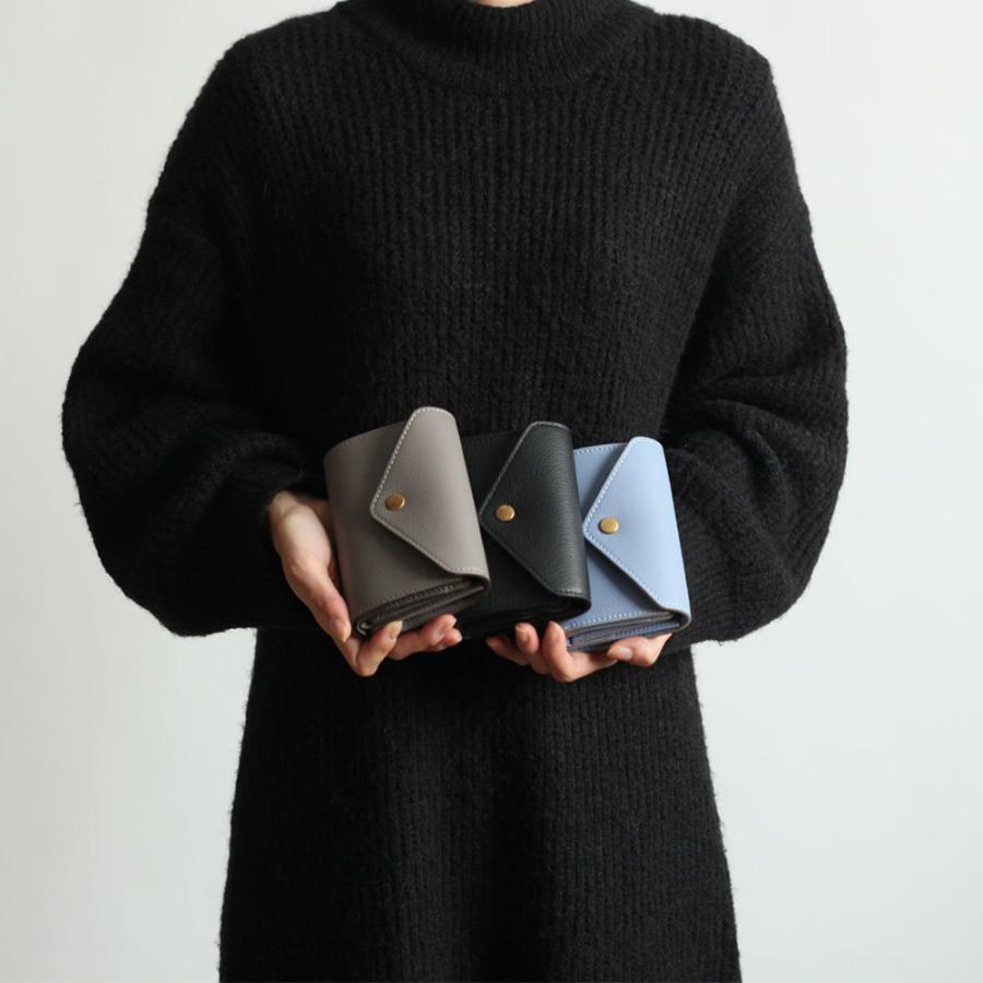 Ense（アンサ） 財布 レディース 二つ折り 小さい　本革　黄色wallet レザー ウォレット ew107 - 全10色 あす楽 送料無料 日本製 母の日 ギフト | Ense | 09