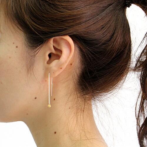 moca.arpeggio（モカ アルペジオ） / silver SP-6 Stella チェーンピアス S - コンビ (片耳タイプ) レディース ギフト プレゼント 贈り物 アク… | STELLA（SWAROVSKI） | 02