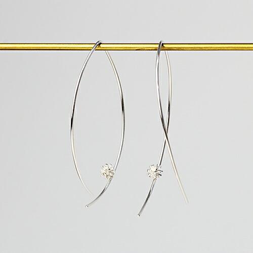 moca.arpeggio（モカ アルペジオ） / silver SP-4 Stella オーバルピアス レディース ギフト プレゼント 贈り物 アクセサリー ジュエリー モチ… | STELLA（SWAROVSKI） | 01