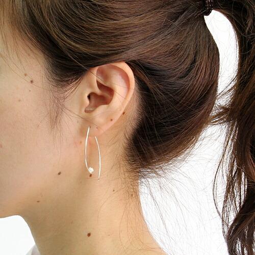 moca.arpeggio（モカ アルペジオ） / silver SP-4 Stella オーバルピアス レディース ギフト プレゼント 贈り物 アクセサリー ジュエリー モチ… | STELLA（SWAROVSKI） | 02