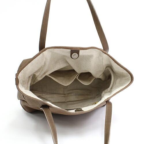 Ense（アンサ） / レザー トートバッグ S ens203 - グレー 送料無料 |  | 01