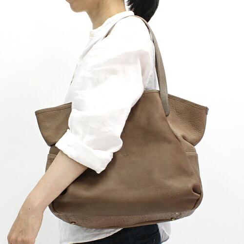 Ense（アンサ） / レザー トートバッグ S ens203 - グレー 送料無料 |  | 02