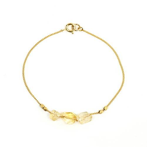 sinc（シンク） / シトリン 3drops ブレスレット レディース プレゼント ギフト 贈り物 アクセサリー ジュエリー 20代 30代 40代 50代 60代 |  | 01