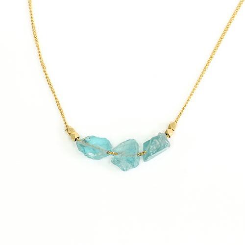 sinc（シンク） / アパタイト 3drops ネックレス レディース シンプル 大人 上品 綺麗 プレゼント ギフト 贈り物 アクセサリー ジュエリー 20代 30代 40代 50… | 