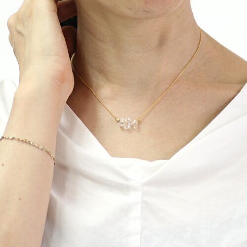 sinc（シンク） / ハーキマーダイヤ 3drops ネックレス レディース シンプル 大人 上品 綺麗 プレゼント ギフト 贈り物 アクセサリー ジュエリー 20代 30代 40… |  | 02