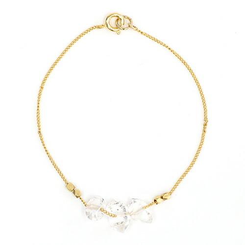 sinc（シンク） / ハーキマーダイヤ 3drops ブレスレット レディース プレゼント ギフト 贈り物 アクセサリー ジュエリー 20代 30代 40代 50代 … |  | 01