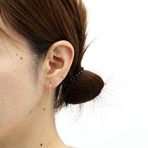 sinc（シンク） / k18 シンプルフープピアス  - M 15mm (片耳タイプ) レディース シンプル 大人 上品 綺麗 プレゼント ギフト 贈り物 アクセサリー ジュエリー… |  | 02