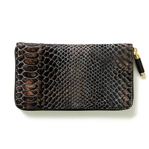 Ense（アンサ） / ハラコ ジッパー ロングウォレット ew106 送料無料 |  | 01