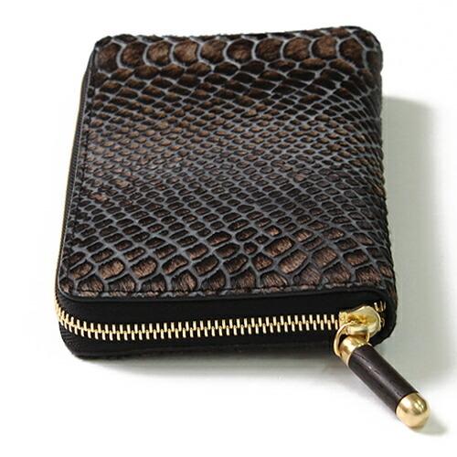 Ense（アンサ） / ハラコ ジッパー ロングウォレット ew106 送料無料 |  | 02