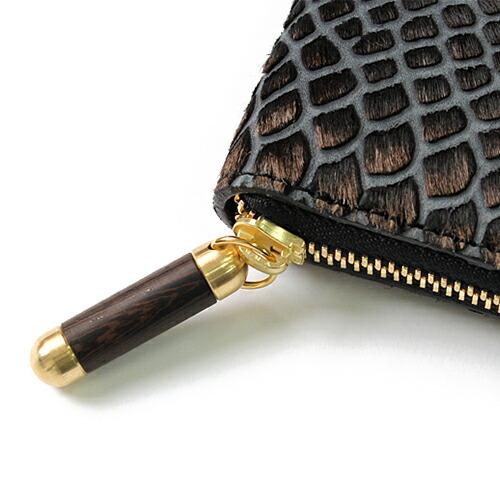 Ense（アンサ） / ハラコ ジッパー ロングウォレット ew106 送料無料 |  | 04