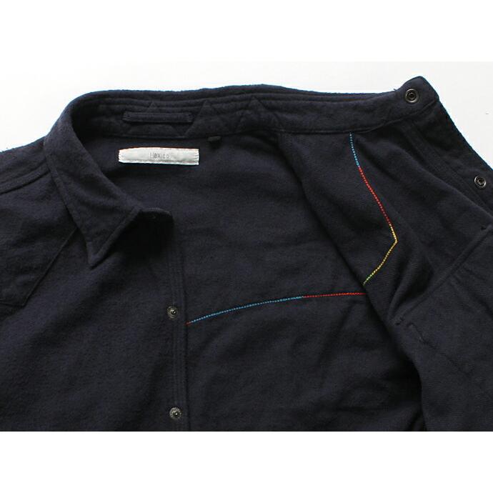 Hexico(ヘキシコ) / Flannel Western Shirts フランネルウエスタンシャツ - Over Dye Wash（全2色） |  | 01