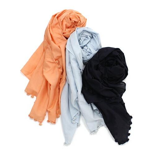 NE QUITTEZ PAS（ヌキテパ） / コットン×シルク 無地ストール LC5631 - 全3色 | 