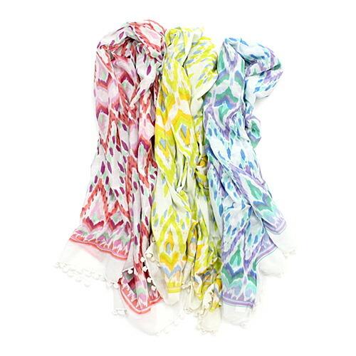 NE QUITTEZ PAS（ヌキテパ） / コットン×シルク プリントストール LC5703 - 全3色 | 