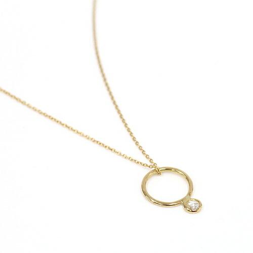 イロンデール エペパン hirondelle et pepin / k18 hn-444 ルーペ  ローズカットダイヤ ネックレス レディース ギフト プレゼント アクセサリー… | hirondelle | 01