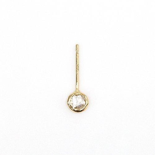 イロンデール エペパン hirondelle et pepin / k18 hp-491 ルーペ ローズカットダイヤ ピアス (片耳タイプ) レディース ギフト プレゼント アク… | hirondelle | 06