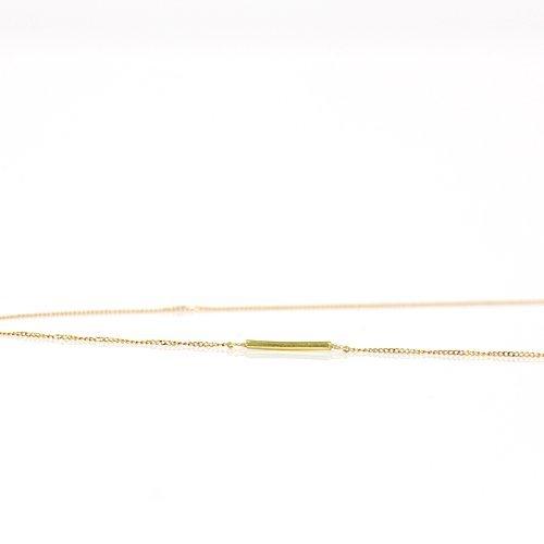 イロンデール エペパン hirondelle et pepin / k18 hn-442 ライン ネックレス レディース ギフト プレゼント アクセサリー ジュエリー 20代 30… | hirondelle | 01