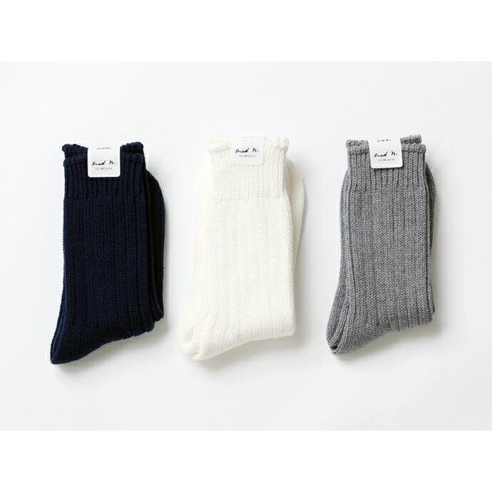 Trad Marks トラッドマークス / Old Rib Socks - White リブソックス ホワイト 即日発送 即納 | WHYTO | 02