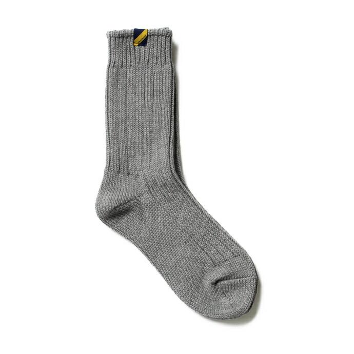 Trad Marks トラッドマークス / Old Rib Socks - Grey リブソックス グレー 即日発送 即納 | 