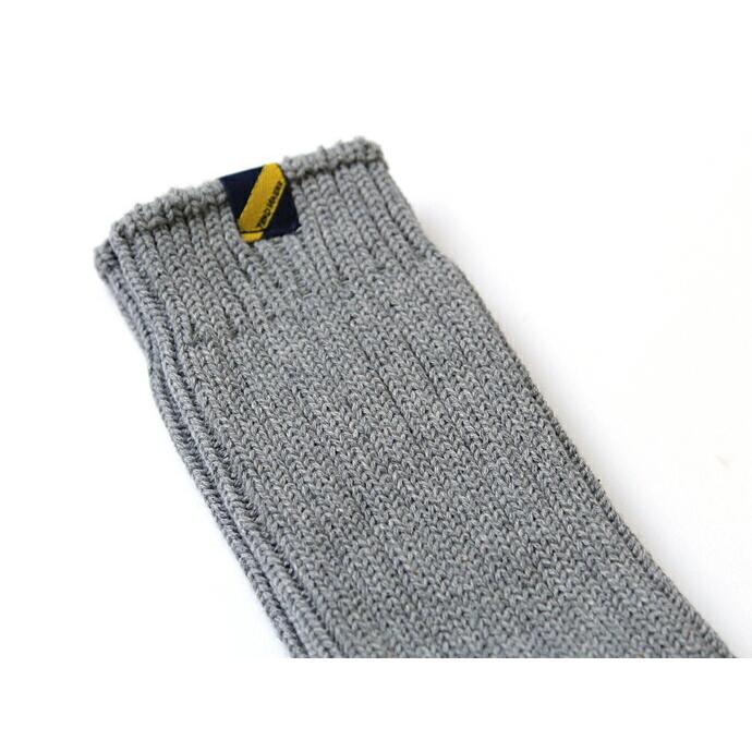 Trad Marks トラッドマークス / Old Rib Socks - Grey リブソックス グレー 即日発送 即納 |  | 01