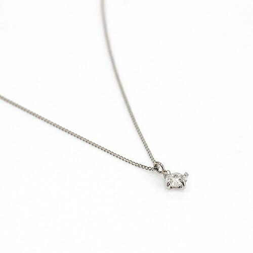 イロンデール エペパン hirondelle et pepin / pt900 pn-29 クロス留めローズカットダイヤ ネックレス レディース ギフト プレゼント アクセサ… | hirondelle