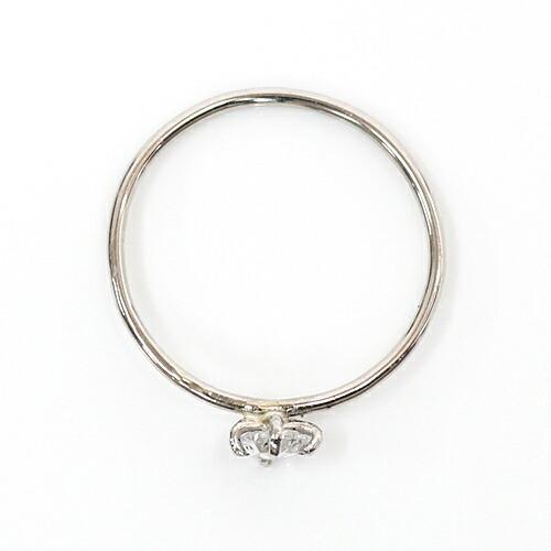 イロンデール エペパン hirondelle et pepin / pt900 pr-81 クロス留めローズカットダイヤ リング レディース 指輪 ギフト プレゼント 記念日 … | hirondelle | 04