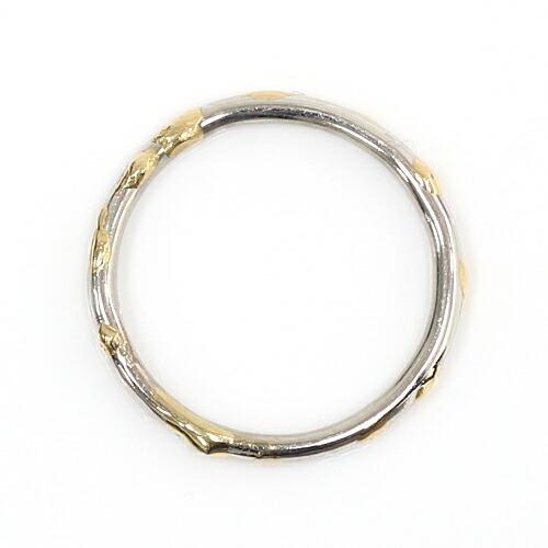 イロンデール エペパン hirondelle et pepin / k18 pt900 pr-78  デコボコリング M - プラチナ レディース 指輪 ギフト プレゼント 記念日 アク… | hirondelle | 02