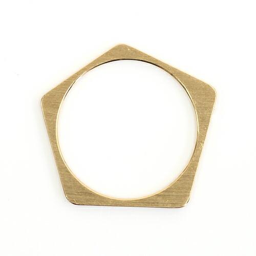 siki (シキ) / SK-R20-K18 ペンタゴンプレート リング |  | 01