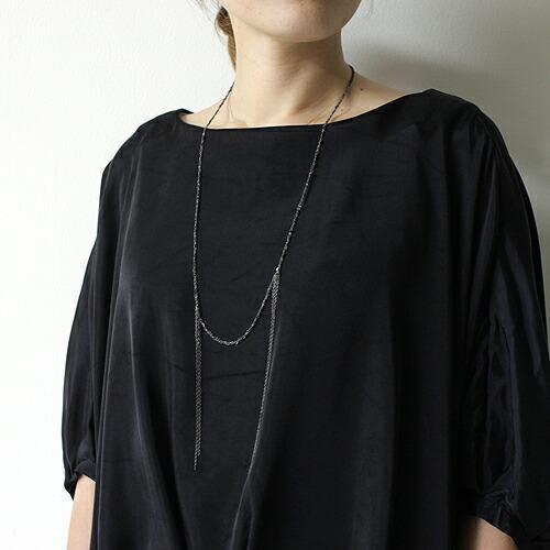 sinc（シンク）/ Mix Chain ロングネックレス/ブラック   買い回り 買い周り 買いまわり ポイント消化 |  | 02