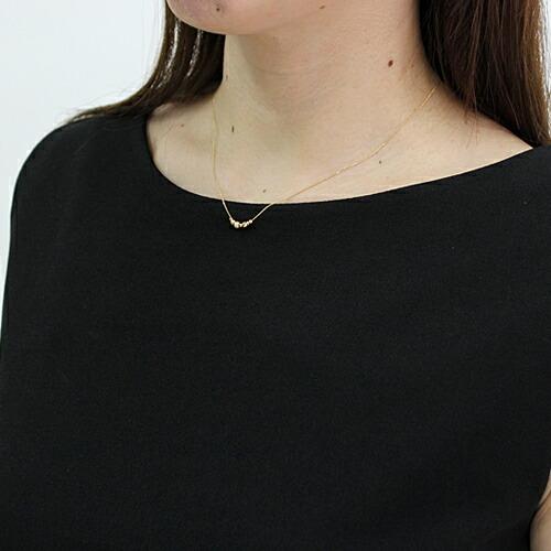 イロンデール エペパン hirondelle et pepin / k18 hn-9s-248 mix ボールネックレス レディース ギフト プレゼント アクセサリー ジュエリー 20… | hirondelle | 02