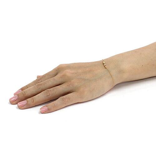 イロンデール エペパン hirondelle et pepin / k18 hv-9s-114 mix ボールブレスレット レディース ギフト プレゼント ブレスレット アクセサリ… | hirondelle | 02