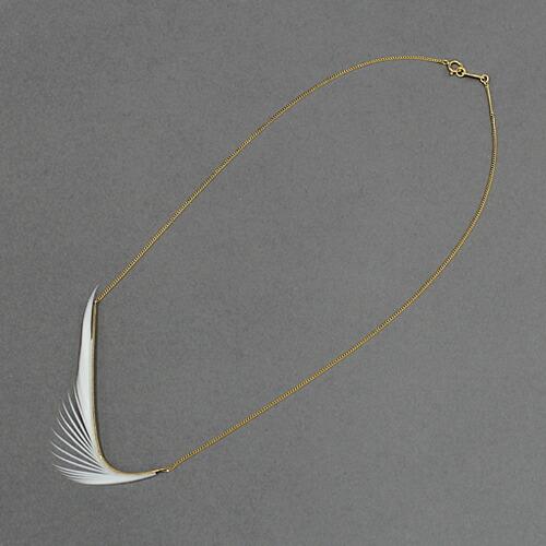 【廃番商品】moca.arpeggio（モカ アルペジオ） / RN-1 Radial フェザーネックレス - ホワイト レディース | WHYTO | 01