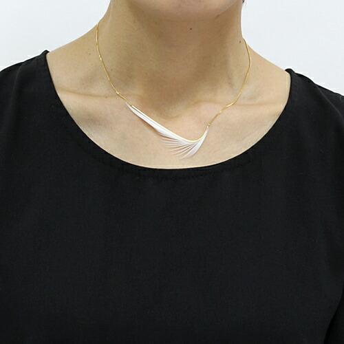 【廃番商品】moca.arpeggio（モカ アルペジオ） / RN-1 Radial フェザーネックレス - ホワイト レディース | WHYTO | 02