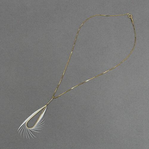 【廃番商品】moca.arpeggio（モカ アルペジオ） / RN-5 Radial フェザーネックレス - ホワイト レディース ギフト プレゼント 贈り物 アクセサリー ジュエリ… | WHYTO | 01